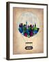 Munich Air Balloon-NaxArt-Framed Art Print