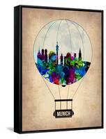 Munich Air Balloon-NaxArt-Framed Stretched Canvas