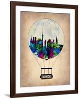 Munich Air Balloon-NaxArt-Framed Art Print