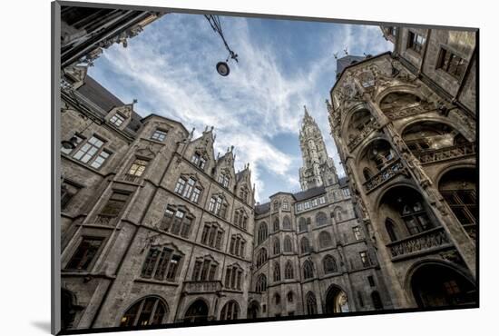 Munich, Bavaria, Germany, Inner Courtyard of the New Town Hall at Marienplatz (Mary's Square-Bernd Wittelsbach-Mounted Photographic Print