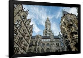 Munich, Bavaria, Germany, Inner Courtyard of the New Town Hall at Marienplatz (Mary's Square-Bernd Wittelsbach-Framed Photographic Print