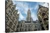 Munich, Bavaria, Germany, Inner Courtyard of the New Town Hall at Marienplatz (Mary's Square-Bernd Wittelsbach-Stretched Canvas