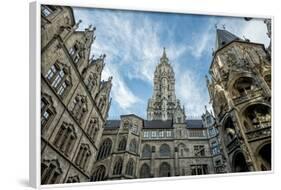 Munich, Bavaria, Germany, Inner Courtyard of the New Town Hall at Marienplatz (Mary's Square-Bernd Wittelsbach-Framed Photographic Print