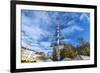 Munich, Bavaria, Germany, Maypole at the Viktualienmarkt (Food Market) in Autumn-Bernd Wittelsbach-Framed Photographic Print