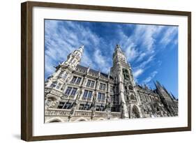 Munich, Bavaria, Germany, New Town Hall at Marienplatz (Mary's Square-Bernd Wittelsbach-Framed Photographic Print