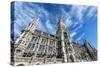 Munich, Bavaria, Germany, New Town Hall at Marienplatz (Mary's Square-Bernd Wittelsbach-Stretched Canvas