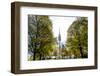 Munich, Bavaria, Germany, View from the Olympiapark to the Communication Tower-Bernd Wittelsbach-Framed Photographic Print