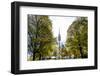 Munich, Bavaria, Germany, View from the Olympiapark to the Communication Tower-Bernd Wittelsbach-Framed Photographic Print