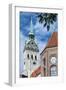 Munich, Bavaria, Germany, View to St. Peter's Church from the Viktualienmarkt (Food Market)-Bernd Wittelsbach-Framed Photographic Print