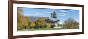 Munich, Bavaria, Germany, View to the Bmw Welt, Museum and Tower, Panorama-Bernd Wittelsbach-Framed Photographic Print