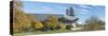 Munich, Bavaria, Germany, View to the Bmw Welt, Museum and Tower, Panorama-Bernd Wittelsbach-Stretched Canvas