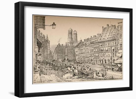 'Munich', c1820 (1915)-Samuel Prout-Framed Giclee Print