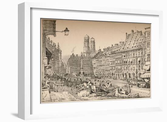 'Munich', c1820 (1915)-Samuel Prout-Framed Giclee Print