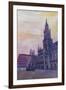 Munich City Hall and St Marys Place-Markus Bleichner-Framed Art Print