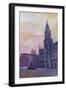 Munich City Hall and St Marys Place-Markus Bleichner-Framed Art Print