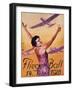 Munich, Germany - Aviation Show at Hotel Wagner Promo Poster-Lantern Press-Framed Art Print