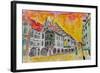 Munich Hofbrauhaus Sunset Am Platzl-Markus Bleichner-Framed Art Print