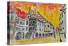 Munich Hofbrauhaus Sunset Am Platzl-Markus Bleichner-Stretched Canvas