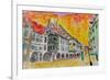 Munich Hofbrauhaus Sunset Am Platzl-Markus Bleichner-Framed Art Print