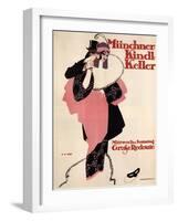 Munich Kindl Keller, 1913-Hans Rudi Erdt-Framed Giclee Print