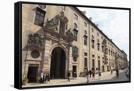 Munich Residenz, the Residence and Former Royal Palace of Bavarian Monarchs, Today a Museum-Stuart Forster-Framed Stretched Canvas