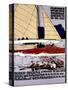 Munich Rowing Regatta Poster, Germany-null-Stretched Canvas