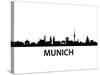 Munich Skyline-unkreatives-Stretched Canvas