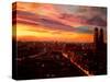 Munich Sunset with Church of Our Lady-Markus Bleichner-Stretched Canvas