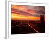 Munich Sunset with Church of Our Lady-Markus Bleichner-Framed Art Print