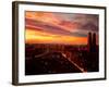 Munich Sunset with Church of Our Lady-Markus Bleichner-Framed Art Print