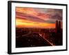 Munich Sunset with Church of Our Lady-Markus Bleichner-Framed Art Print