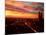 Munich Sunset with Church of Our Lady-Markus Bleichner-Mounted Art Print