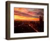 Munich Sunset with Church of Our Lady-Markus Bleichner-Framed Art Print