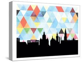Munich Triangle-Paperfinch 0-Stretched Canvas