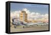 Municipal Airport, Atlanta, Georgia-null-Framed Stretched Canvas