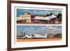 Municipal Airport, Chicago, Illinois-null-Framed Art Print