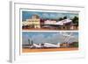 Municipal Airport, Chicago, Illinois-null-Framed Art Print