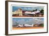 Municipal Airport, Chicago, Illinois-null-Framed Art Print