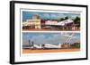 Municipal Airport, Chicago, Illinois-null-Framed Art Print