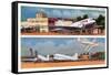 Municipal Airport, Chicago, Illinois-null-Framed Stretched Canvas