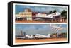 Municipal Airport, Chicago, Illinois-null-Framed Stretched Canvas