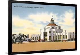 Municipal Airport, Houston, Texas-null-Framed Art Print