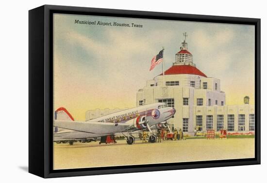 Municipal Airport, Houston, Texas-null-Framed Stretched Canvas
