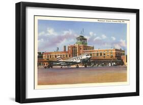 Municipal Airport, Kansas City, Missouri-null-Framed Art Print