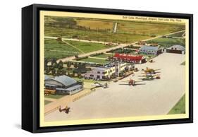 Municipal Airport, Salt Lake City, Utah-null-Framed Stretched Canvas