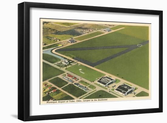 Municipal Airport, Tulsa, Oklahoma-null-Framed Art Print