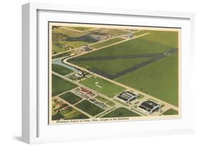 Municipal Airport, Tulsa, Oklahoma-null-Framed Art Print