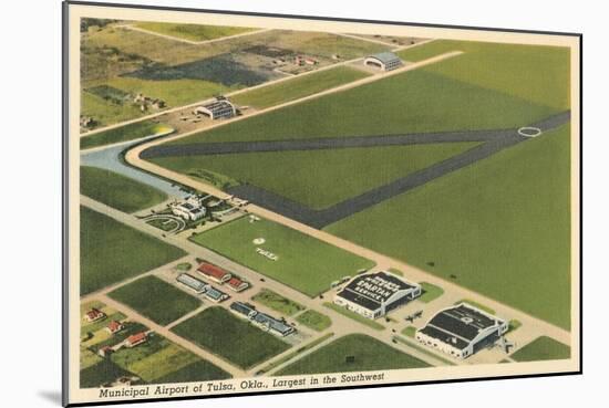 Municipal Airport, Tulsa, Oklahoma-null-Mounted Art Print