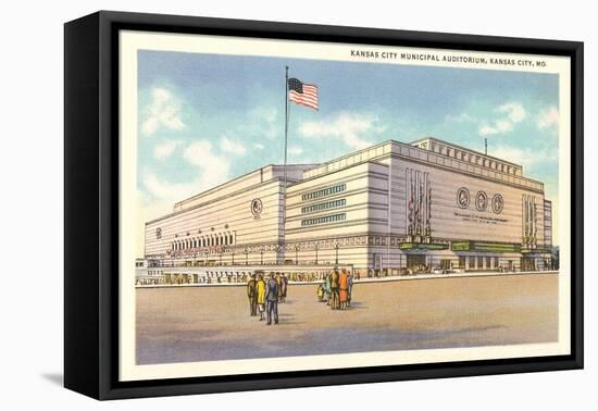 Municipal Auditorium, Kansas City-null-Framed Stretched Canvas