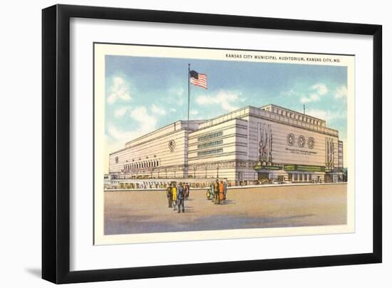Municipal Auditorium, Kansas City-null-Framed Art Print